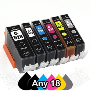 thumbnail image 2 of 3-Pack PGI-220 Black Ink Cartridges Compatible For Canon PIXMA MP640 / MP640R 2 of 3