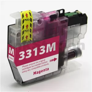 Compatible Brother LC-3313M Magenta Ink Cartridge - 400 pages (High Yield of Brother LC-3311M)