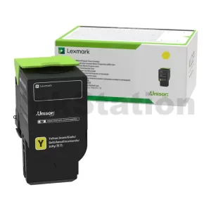 Lexmark 78C6XYE Genuine CS521 / CS622 / CX522 / CX622 / CX625 Yellow Extra High Yield Toner - 5,000 pages