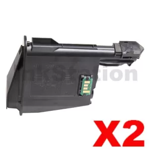 2 x Non-Genuine TK-1129 Black Toner Cartridge For Kyocera FS-1061DN, FS-1325MFP - 2,100 pages