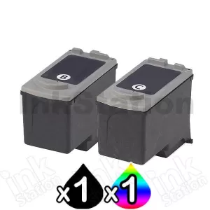 2 pack Canon PG-40 CL-41 Compatible Combo Pack  [1BK,1C]