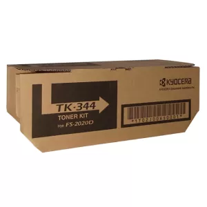 1 x Genuine Kyocera TK-344 Black Toner Cartridge FS-2020D - 12,000 pages