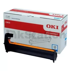 OKI C833N Genuine Cyan Drum Unit (46438007) - last up to 30,000 pages