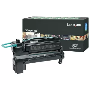 Lexmark (X792X1KG) Genuine X792DE Black High Yield Toner - 20,000 pages