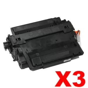 3 x Canon CART-324II Black High Yield Compatible Toner Cartridge - 12,500 pages