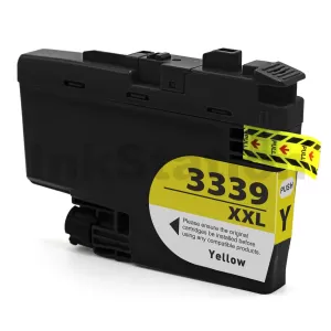 Compatible Brother LC-3339XLY High Yield Yellow Ink Cartridge - 5,000 pages