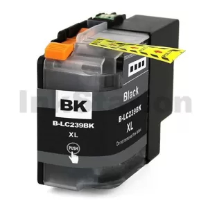 Compatible Brother LC-239XLBK High Yield Black Ink Cartridge - 2,400 pages