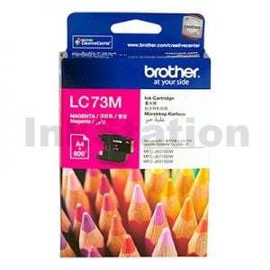 Genuine Brother LC-73M Magenta Ink Cartridge - 600 pages