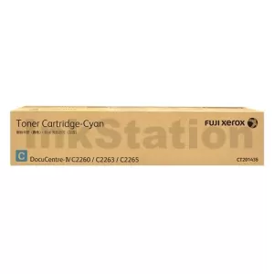 Genuine Fuji Xerox DocuCentre IV C2260, C2263, C2265 Cyan Toner Cartridge (CT201435) - 15,000 pages