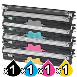 4 Pack OKI C110/C130n Compatible Toner Cartridges (44250705-44250708)