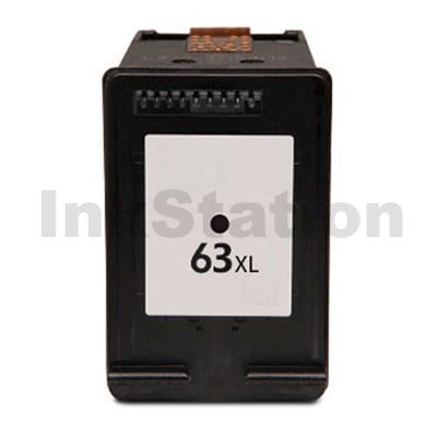 HP 63XL Compatible Black High Yield Inkjet Cartridge F6U64AA 480   Com Hp 63xl Bk 1 