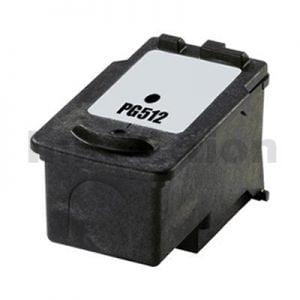 Canon PG-512 Black High Yield Compatible InkJet Cartridge - 401 pages