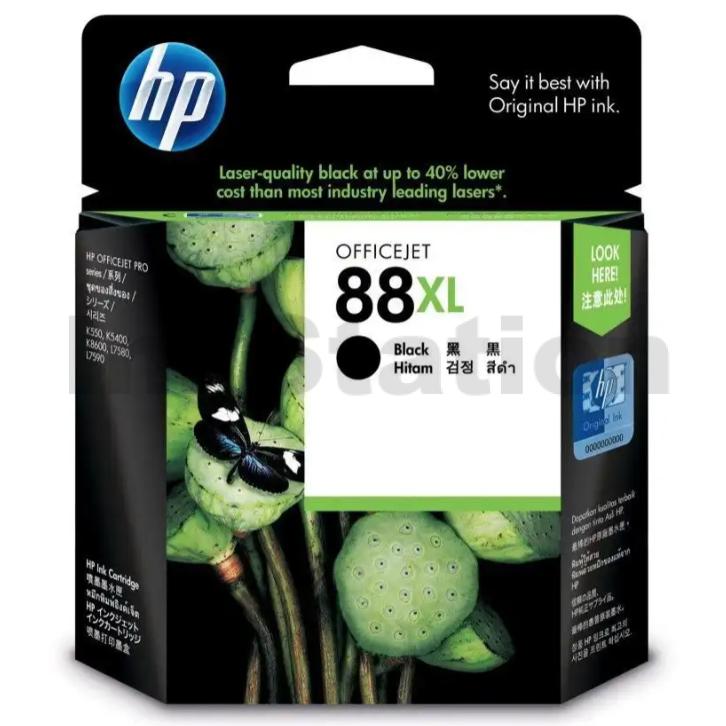 HP 88XL Genuine Black High Yield Inkjet Cartridge C9396A 2,450 Pages
