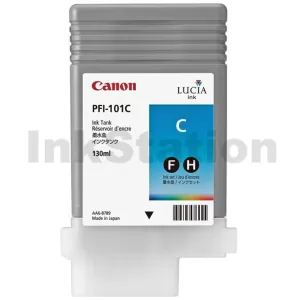 Genuine Canon PFI-101C Cyan Ink Tank