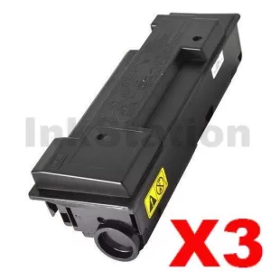 3 x Non-Genuine alternative for TK-344 Black Toner Cartridge suitable for Kyocera FS-2020D - 12,000 pages