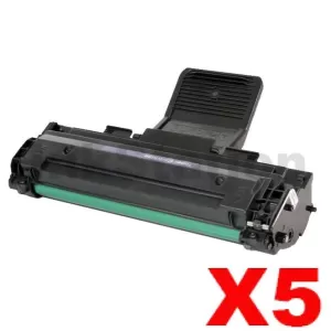 5 x Samsung ML-1610D2 Compatible Black Toner Cartridge - 2,000 pages