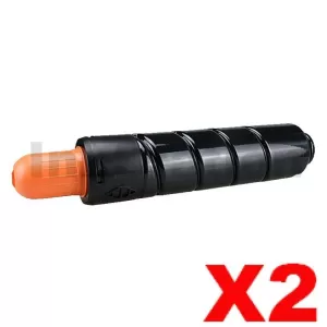 2 x Canon TG-61 (GPR-48) Compatible Black Toner Cartridge - 15,100 pages