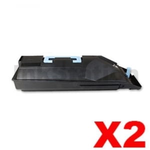 2 x Non-Genuine TK-884K Black Toner Cartridge For Kyocera FS-C8500DN - 25,000 pages