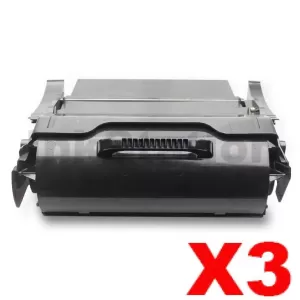 3 x Lexmark (X651H11P) Compatible X652/X654/X656/X658 Toner - 25,000 pages
