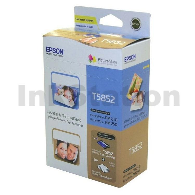 Epson Genuine T5852 PictureMate PicturePack (4colour cartridge + 150