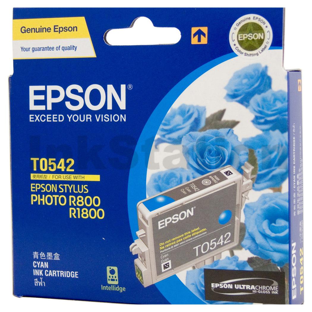 Epson Genuine T0542 Cyan Ink Cartridge 440 pages [C13T054290] Ink