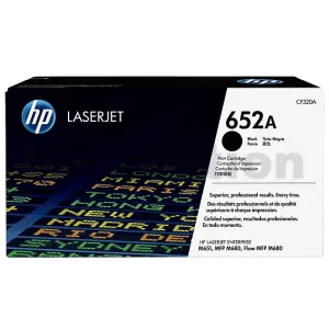 HP CF320A (652A) Genuine Black Toner Cartridge  - 11,500 Pages