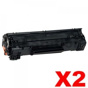 2 x Canon CART-313 Black Compatible Toner Cartridge 2,000 Pages