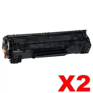 2 x Canon CART-313 Black Compatible Toner Cartridge 2,000 Pages