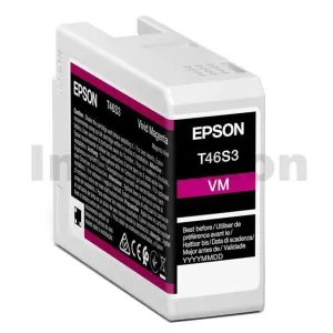 Epson T46S3 Vivid Magenta UltraChrome Pro10 Genuine Ink Cartridge 25ml C13T46S300 / C13T46S30N