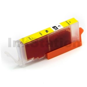 Compatible Canon CLI-671XLY Yellow High Yield Inkjet