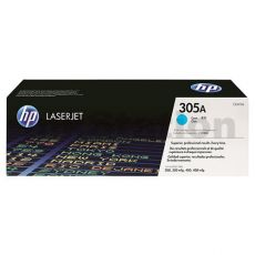 HP CE411A (305A) Genuine Cyan Toner Cartridge - 2,600 Pages