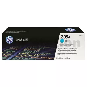 HP CE411A (305A) Genuine Cyan Toner Cartridge - 2,600 Pages
