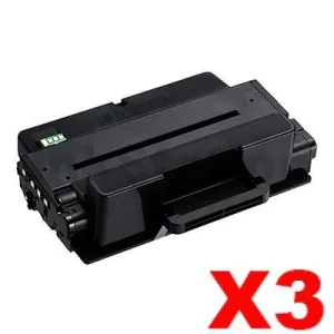 3 x Compatible Samsung SCX-5635FN / SCX-5835FN (MLT-D208L 208L) Black High Yield Toner SU989A - 10,000 pages