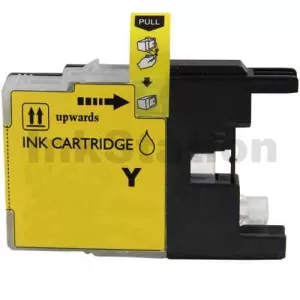 Compatible Brother LC40Y Yellow Ink Cartridge - 450 pages