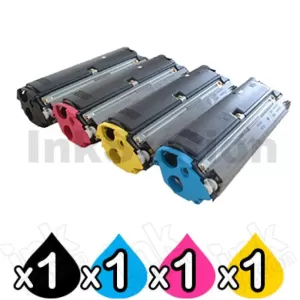 4-Pack Konica Minolta Magicolour QMS 2300 / 2350 Compatible Cartridge Combo