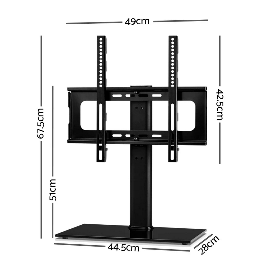 Table Top TV Stand 35 Degree Swivel VESA Mount for 32 to 50 Inch TV ...