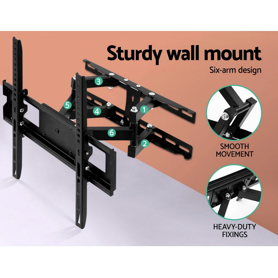 Extendable TV Wall Mount Bracket with Full Motion Swivel Tilt for 23 32