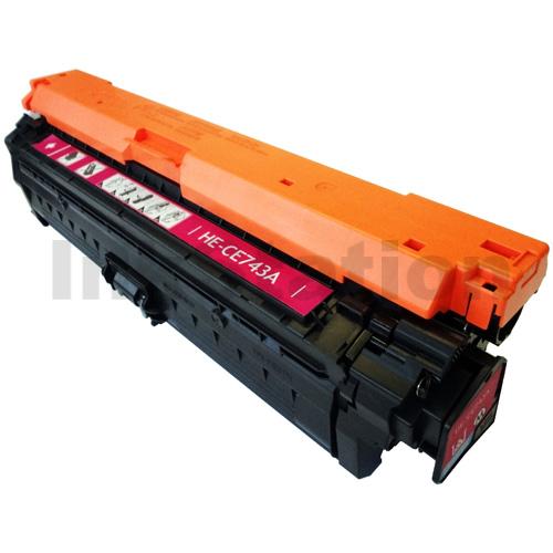 HP CE743A (307A) Compatible Magenta Toner Cartridge - 7,300 Pages ...