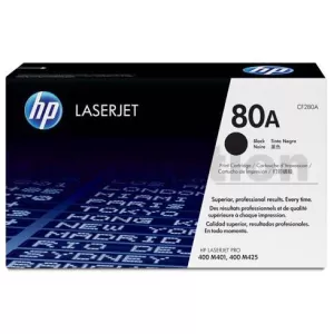 1 x HP CF280A (80A) Genuine Black Toner Cartridge - 2,700 Pages