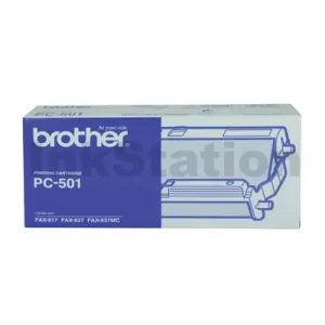 Genuine Brother PC-501 A single, Pre-loaded, Thermal Printing Ribbon, Frame & Gears