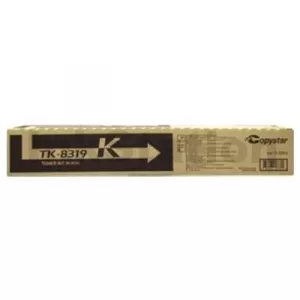 Genuine Kyocera TK-8319K Black Toner Cartridge - 12,000 pages