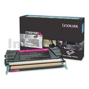 Lexmark (C748H1MG) Genuine C748 High Yield Magenta Toner - 10,000 pages