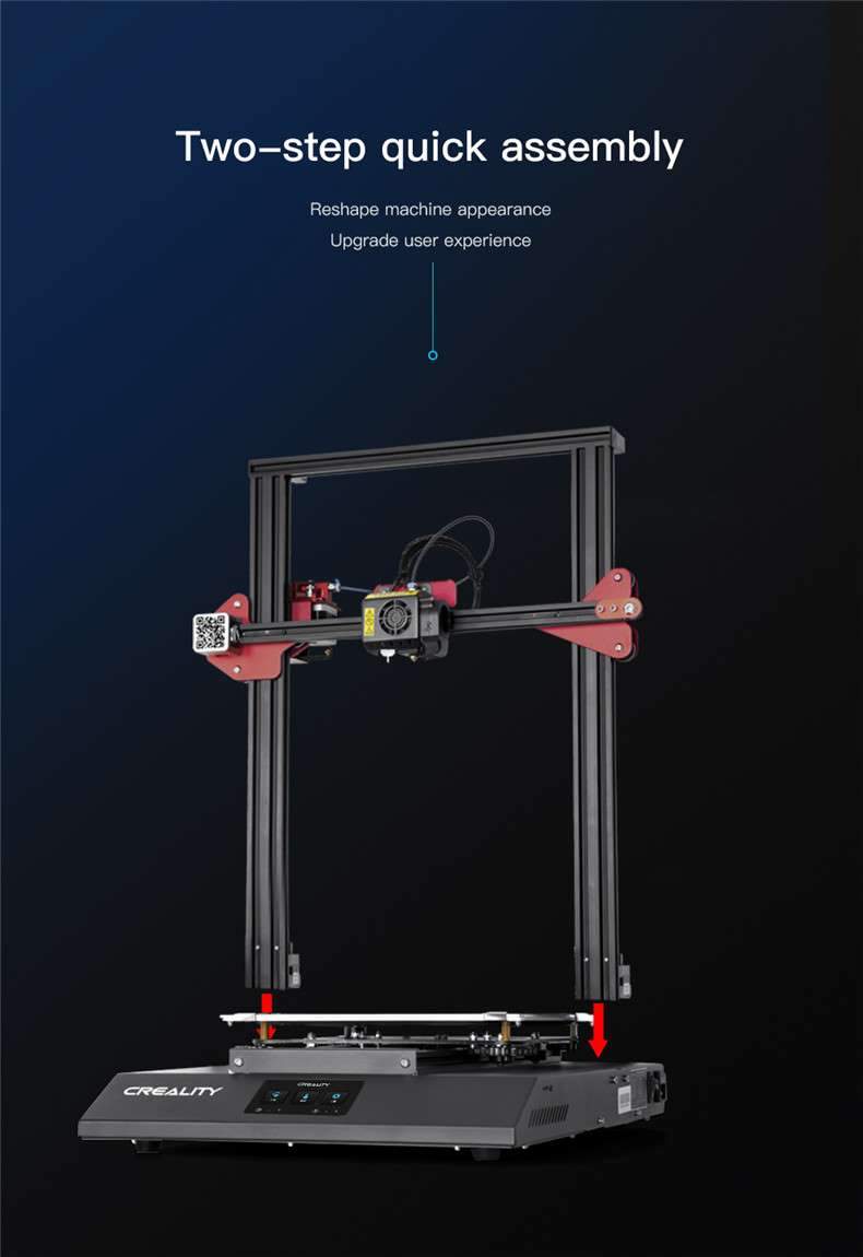 Creality CR-10S Pro V2 3D Printer Auto Levelling BL Touch Resume ...