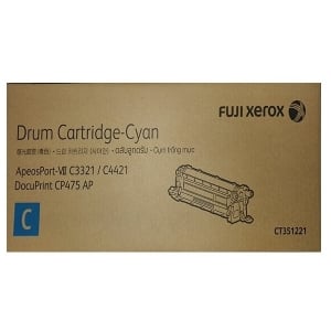Genuine Fuji Xerox ApeosPort-VII C4421 / C3321, DocuPrint CP475 AP Cyan Drum Unit (CT351221) - 60,000 pages