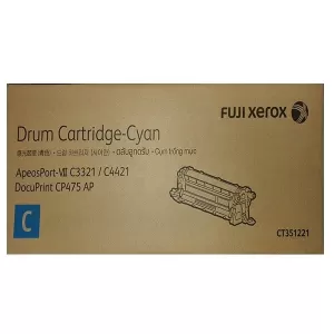 Genuine Fuji Xerox ApeosPort-VII C4421 / C3321, DocuPrint CP475 AP Cyan Drum Unit (CT351221) - 60,000 pages