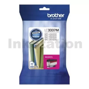 Genuine Brother LC-3337M High Yield Magenta Ink Cartridge - 1,500 pages