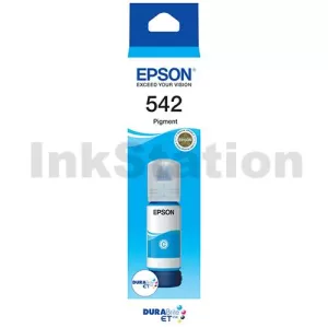 Genuine Epson T542 DURABRite EcoTank Cyan Ink Bottle C13T06A292