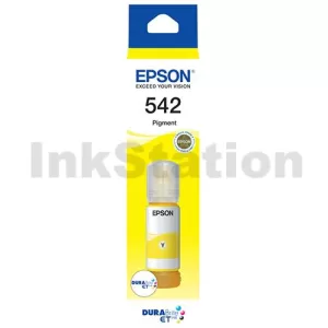 Genuine Epson T542 DURABRite EcoTank Yellow Ink Bottle C13T06A492