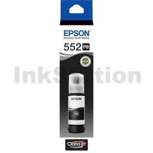 Genuine Epson T552 Claria EcoTank Photo Black Ink Bottle C13T06W192