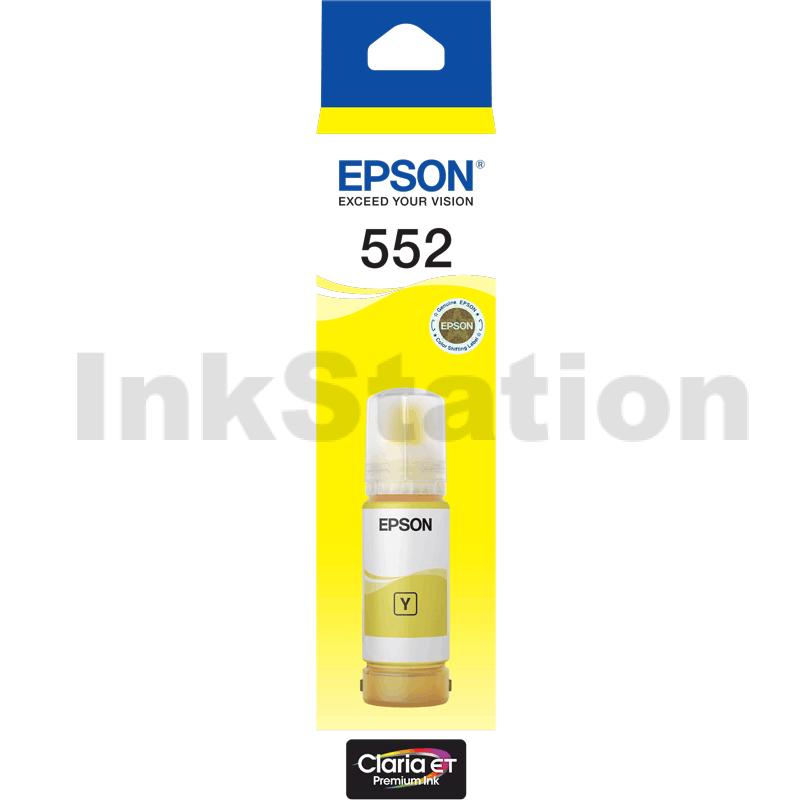 Epson 6 Pack Compatible T552 Ecotank Ink Bottle Combo 1bk1pbk1c1m1y1gy Ink Cartridges 5216